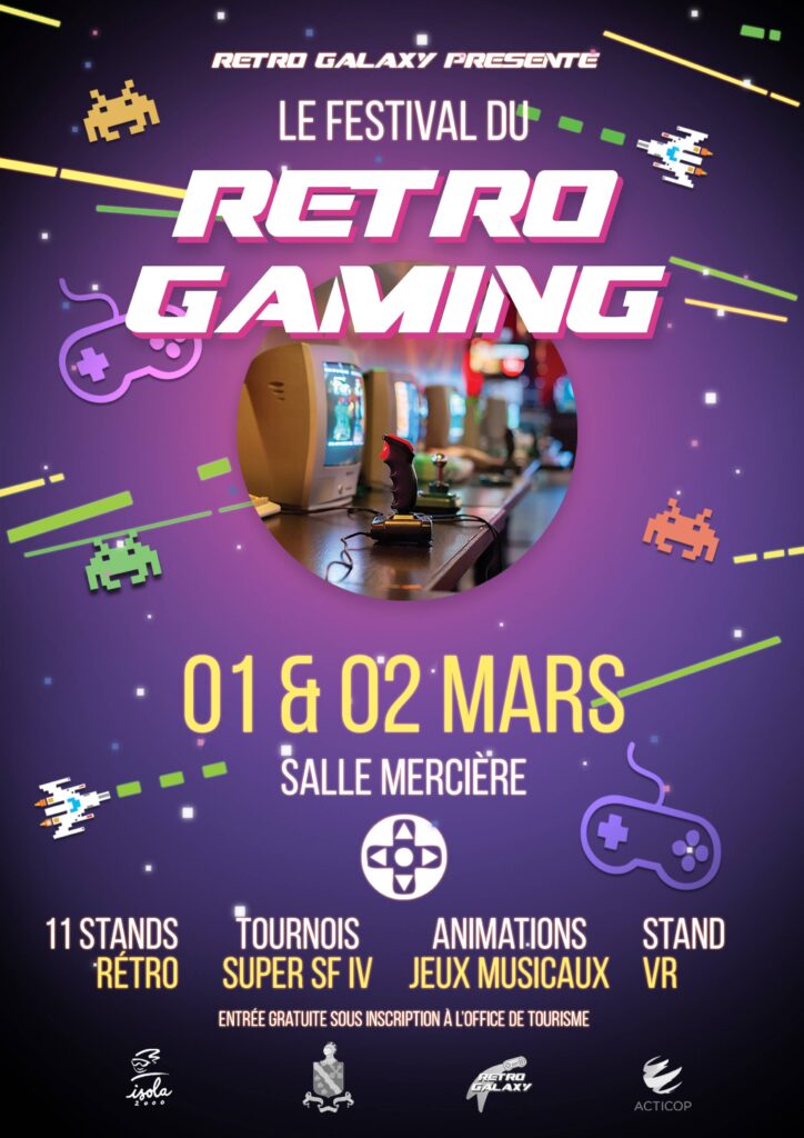 évènements retro gaming isola 2000